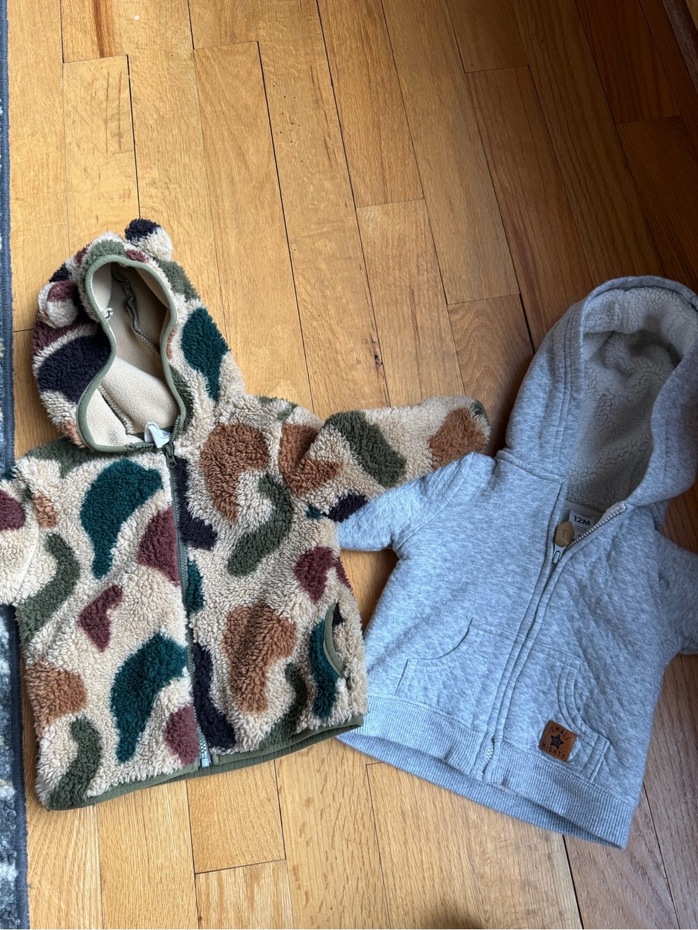 12m Bear Ear Bundle - Hooded Sweatshirts